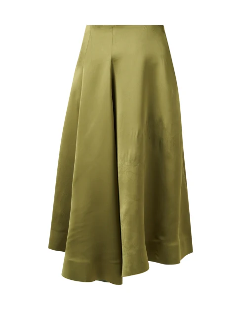 Green Draped Skirt