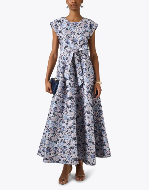 Olivia Lavender Jacquard Dress