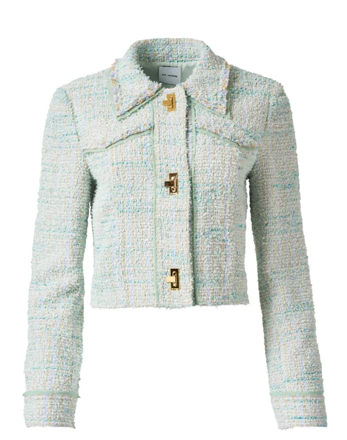Mint Green Tweed Jacket