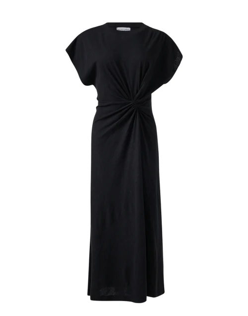 Volta Black Cotton Dress
