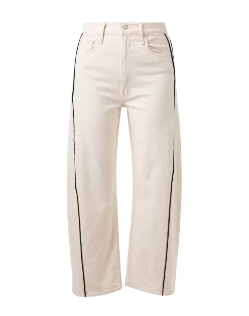 The Half Piped Ivory Ankle Jean