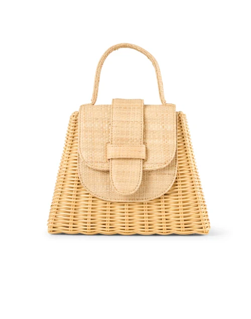 The Petite Lady Tan Rattan Bag
