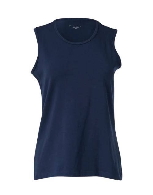 Navy Pima Cotton Tank
