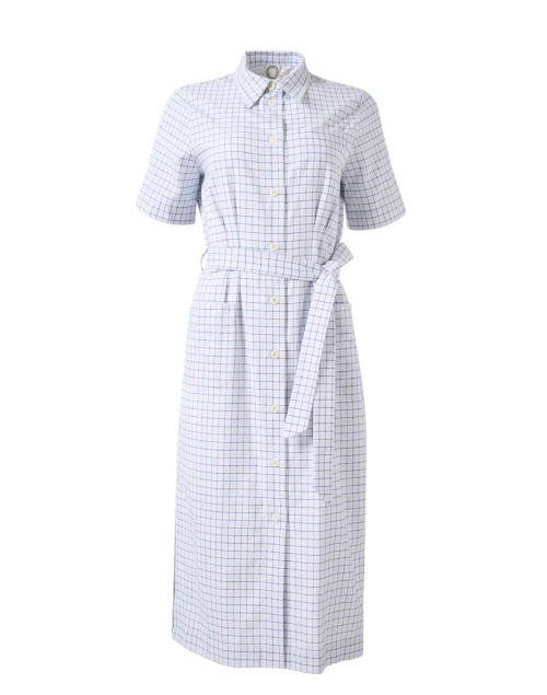 Stella White Print Cotton Shirt Dress