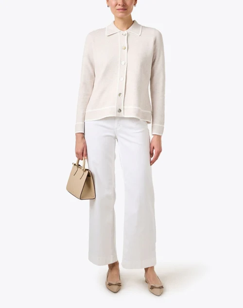 Dream White Wide Leg Jean