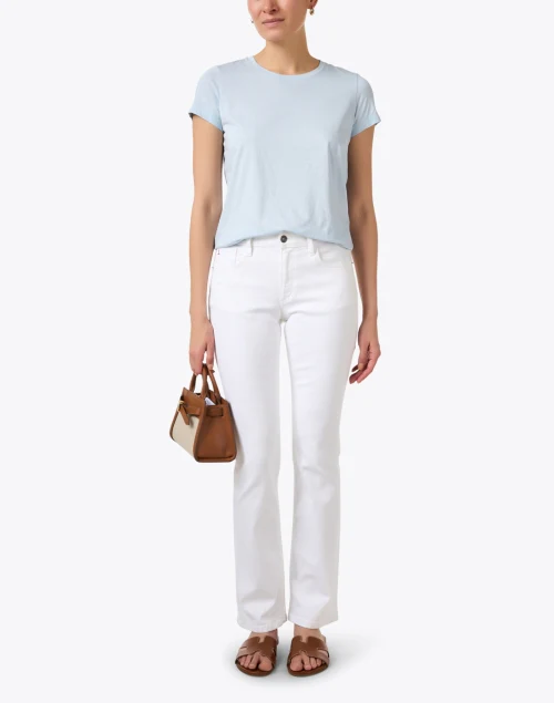 Light Blue Cotton T-Shirt