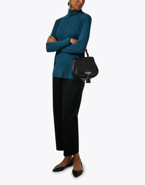 Black Straight Ankle Pant