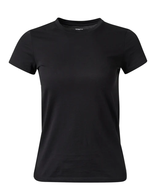 Black Cotton T-Shirt