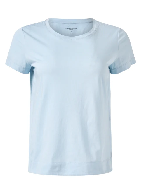 Light Blue Cotton T-Shirt