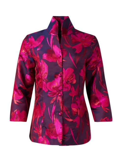 Ronette Pink Floral Print Jacket