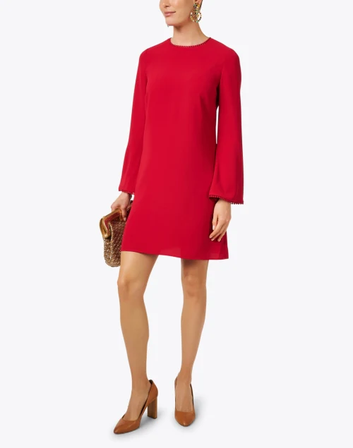 Raja Red Shift Dress