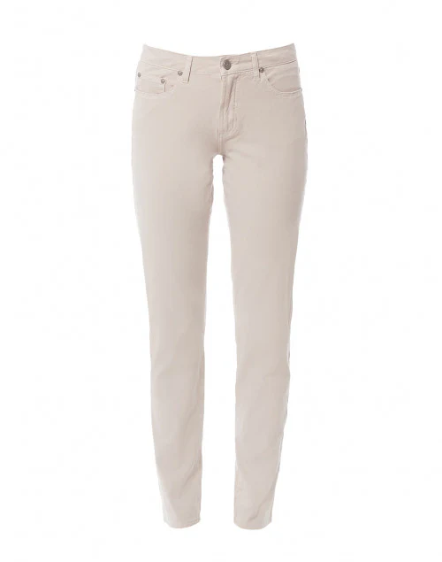 Silver Tapered Straight Leg Stretch Cotton Jean