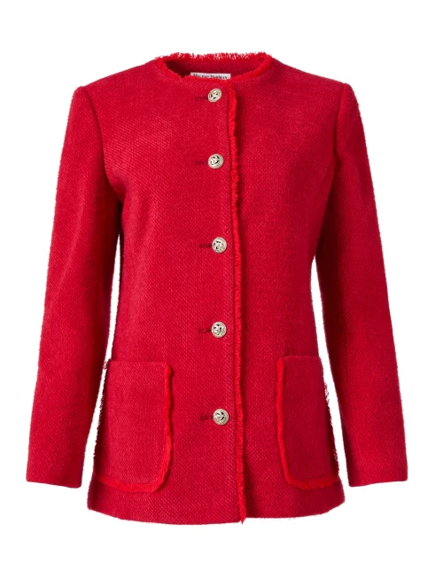Rita Red Tweed Jacket