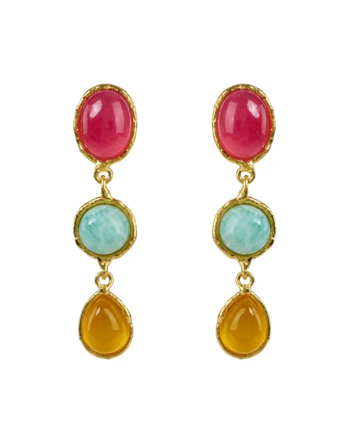 Cascade Multi Stone Earrings
