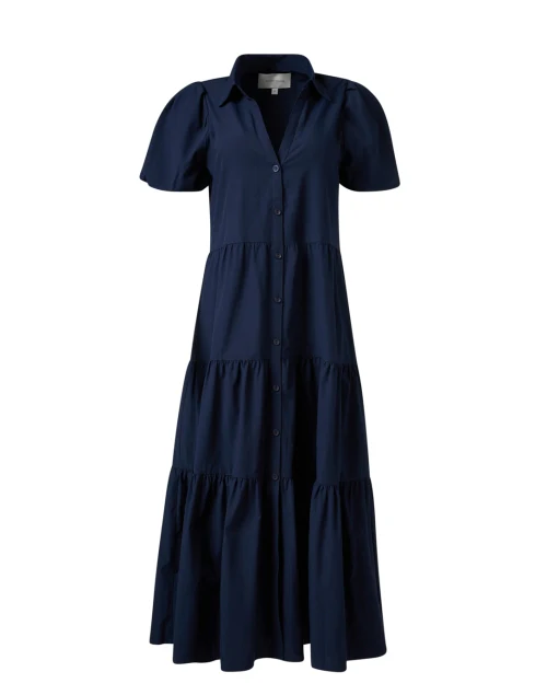 Havana Navy Midi Dress