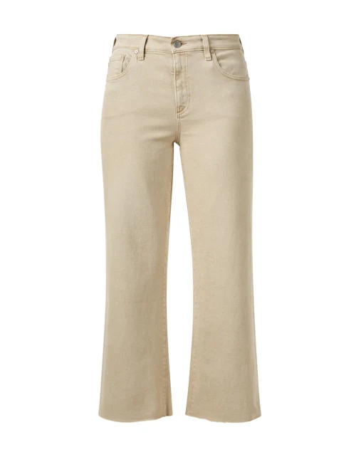 Saige Beige Wide Leg Crop Jean