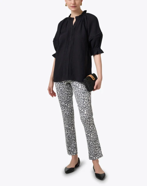Billie Black Cotton Top