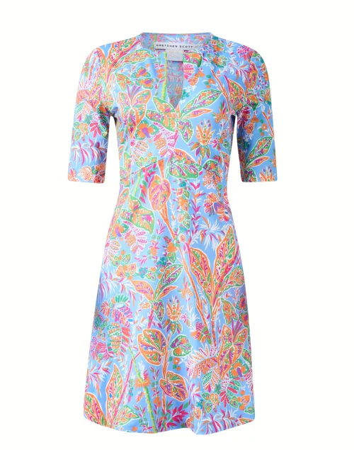Multi Floral Print Dress