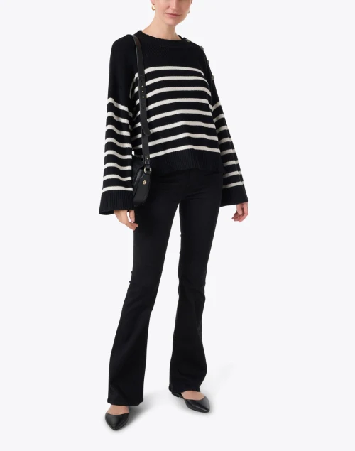 Farrah Black Boot Crop Jean