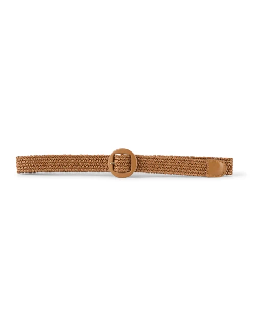 Cristina Brown Woven Leather Belt