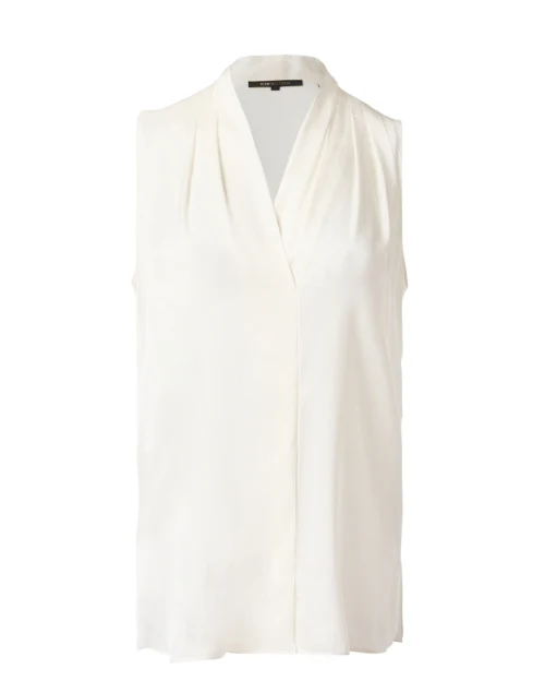 Mila Ivory Silk Georgette Blouse