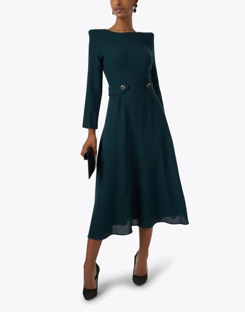 Tiffany Green Wool Crepe Dress
