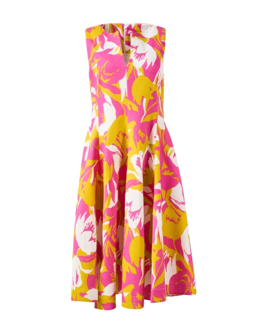 Mamie Multi Print Cotton Dress