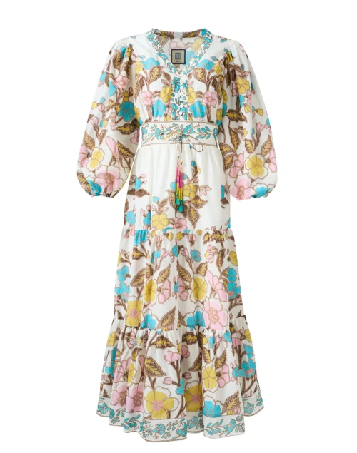 Multi Floral Print Dress