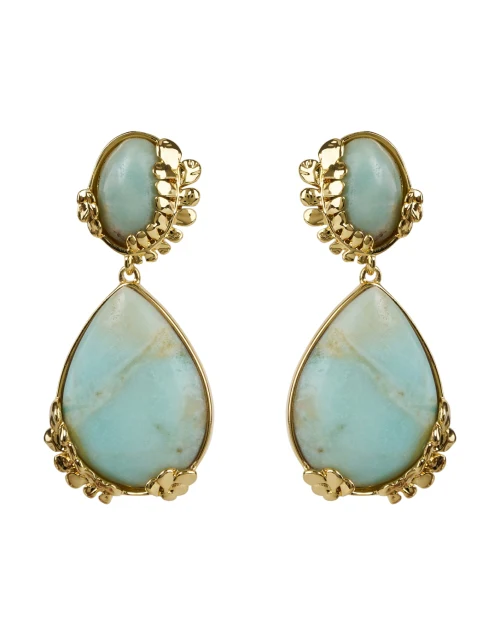 Marrakech Blue Stone Drop Earrings