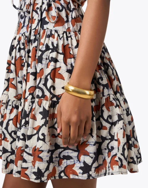 Gold Cobra Cuff Bracelet