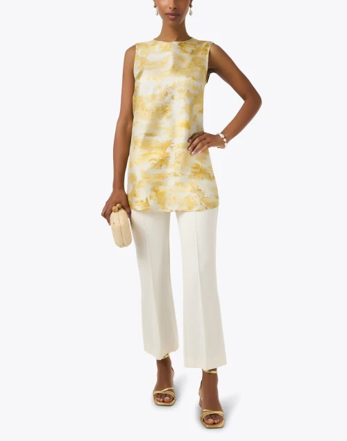 Eresia Gold Toile Print Blouse