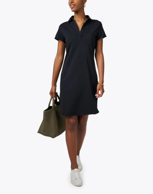 Lauren Navy Cotton Polo Dress