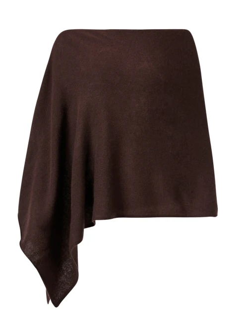 Brown Cashmere Ruana