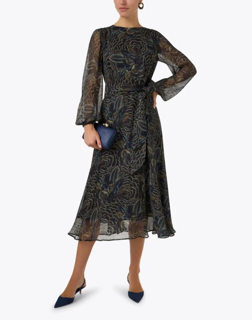 Callie Multi Abstract Floral Dress