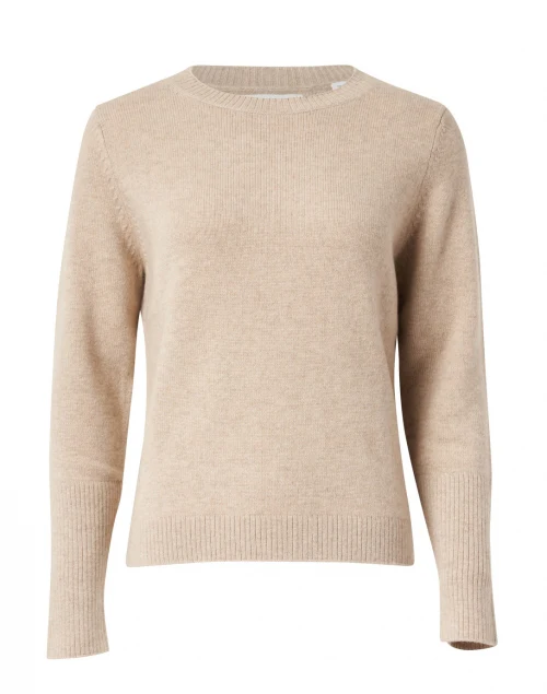 Essential Oatmeal Beige Cashmere Sweater
