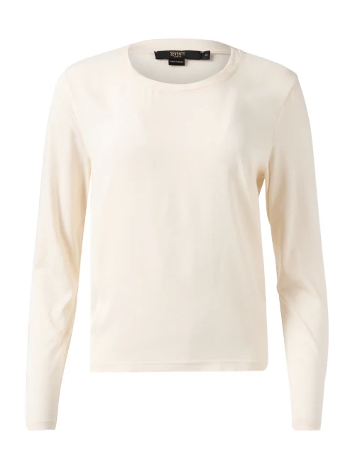 Cream Jersey Top