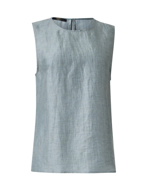 Green Linen Top