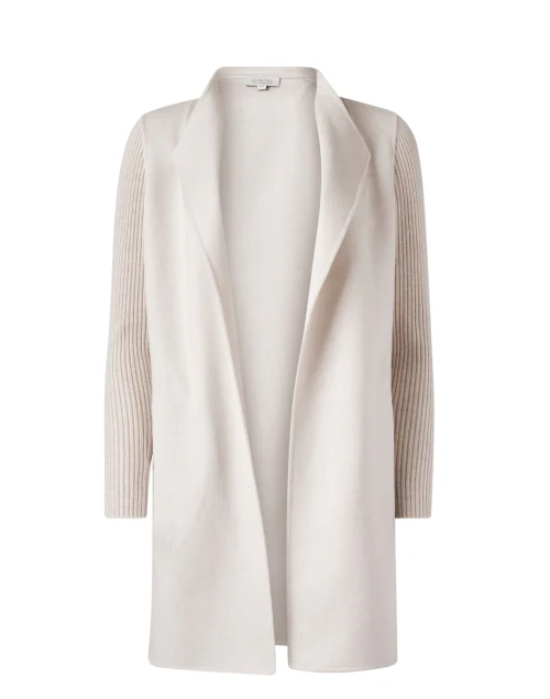 Beige Wool Cashmere Coat