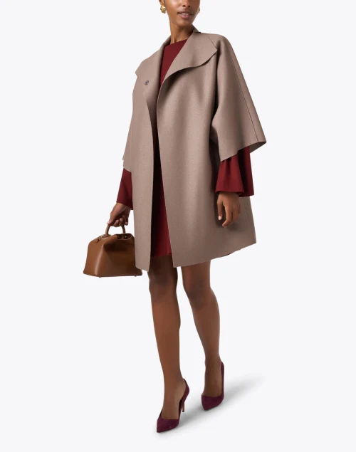Taupe Wool Coat