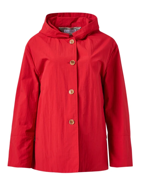 Red Hooded Jacket