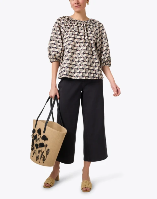 Sally Black Wide Leg Jean