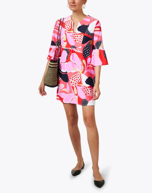 Kerry Red Multi Print Dress