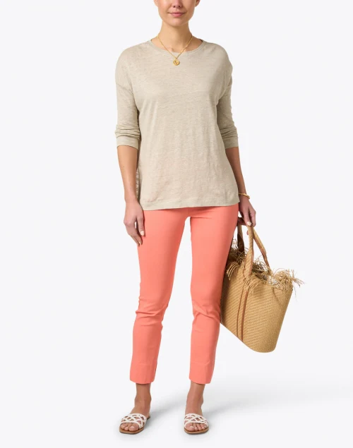 Milo Apricot Stretch Pull On Pant