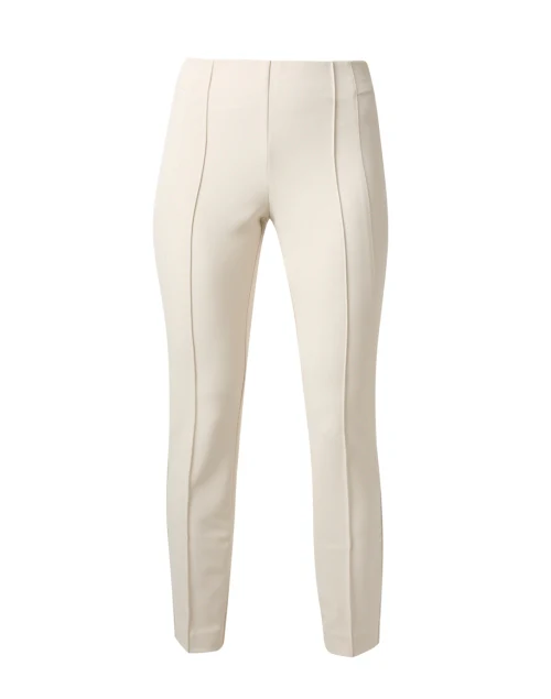 Gramercy Beige Stretch Pintuck Pant