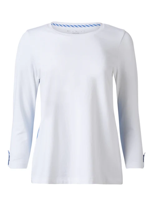 White Cotton Panel Top