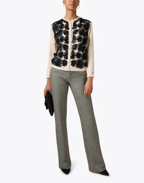 Joana Grey Lurex Boucle Pants