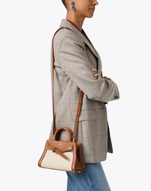 Small Dash Canvas and Leather Bag