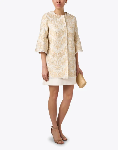 Ivory Jacquard Jacket