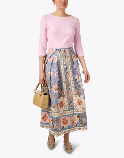 Multia Pink Jersey Top