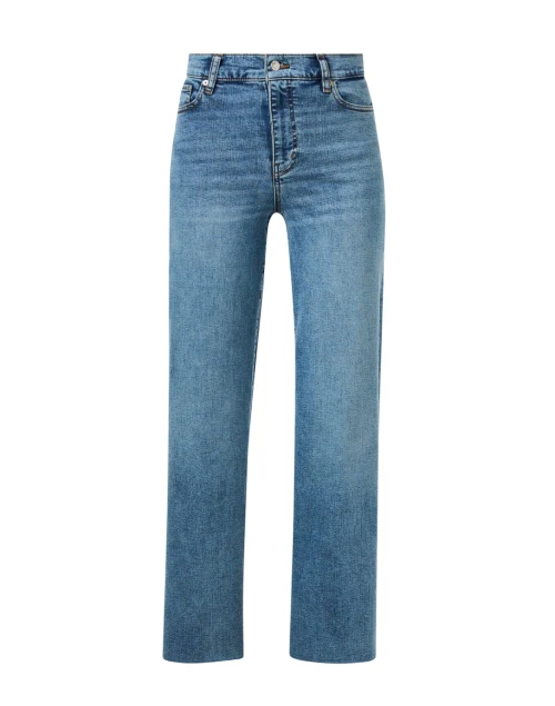 Le Slim Palazzo Medium Wash Wide Leg Jean